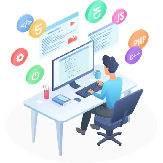 Modern technology illustration
